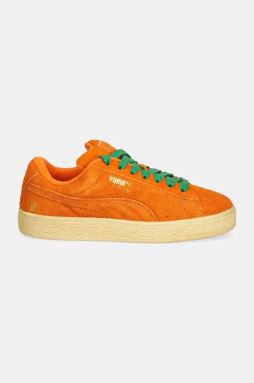 Замшевые кроссовки Puma Suede XL CARROTS цвет оранжевый 398800