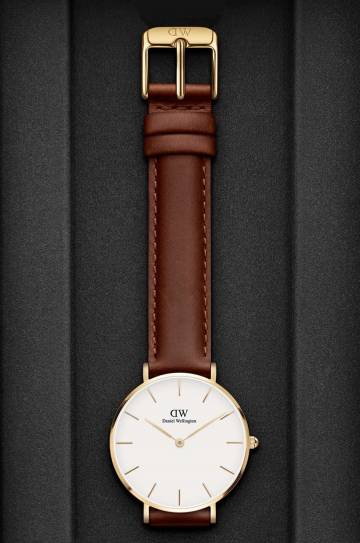 Часы Daniel Wellington Petite 32 St Mawes женские цвет коричневый Часы Daniel Wellington Petite 32 St Mawes женские цвет коричневый