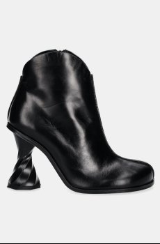 Кожаные полусапожки JW Anderson Twist Heel