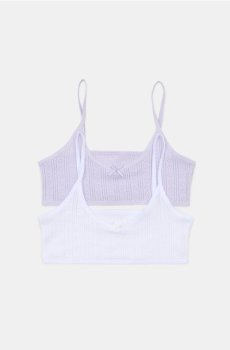 Бавовняні дитячі бюстгальтери 2 пакування - різнобарвний