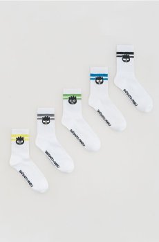 Reserved - Шкарпетки Bad Badtz-Maru, набір з 5 - білий - 012HW-00X