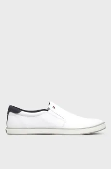 Мужские белые слипоны ICONIC Белый 42 Tommy Hilfiger FM0FM00597