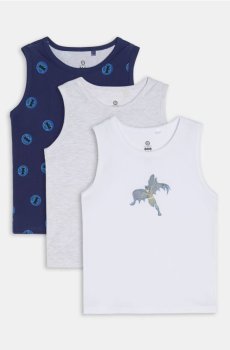 Набір з 3 майок Batman - білий