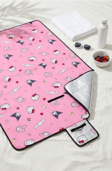 Пікнікова плед Hello Kitty - рожевий