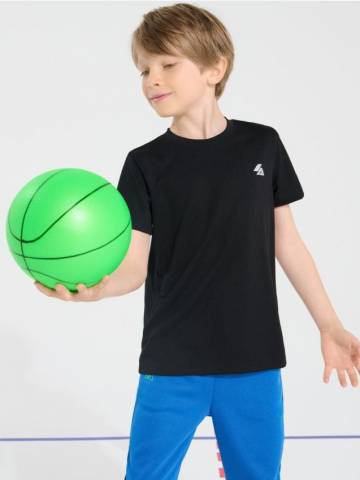 Швидковисихаюча спортивна футболка 2 упаковки Active - чорний Швидковисихаюча спортивна футболка 2 упаковки Active - чорний