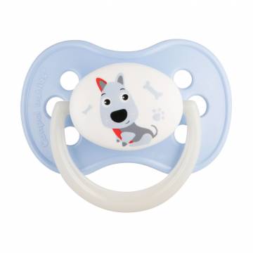 Пустышка силиконовая Canpol Babies Cute Animals круглая, голубая, от 6 до 18 месяцев (22/596) Пустышка силиконовая Canpol Babies Cute Animals круглая, голубая, от 6 до 18 месяцев (22/596)