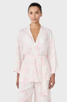 Женский пеньюар с узором MAGNOLIA Разноцветный M Etam 6553656