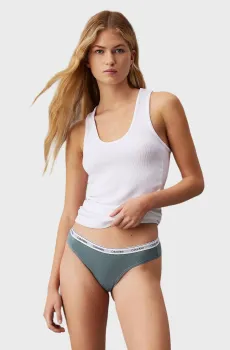 Женские бирюзовые трусики BRAZILIAN Бирюзовый XS Calvin Klein 000QD5246E