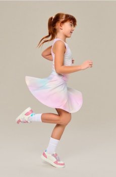 Спортивна спідниця-шорти з ефектом омбре Active - різнобарвний