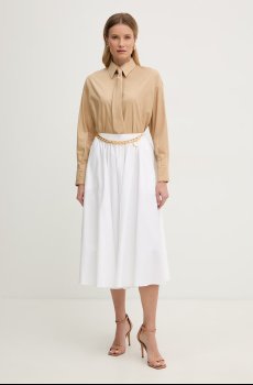 Хлопковая рубашка Elisabetta Franchi