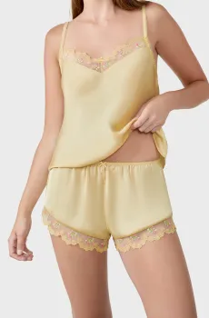 Женские золотистые шорты REVEUSE Золотой S Etam 6553632