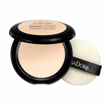 Компактная пудра для лица IsaDora Velvet Touch Sheer Cover Compact Powder 40 Fair Porcelain, 10 г Компактная пудра для лица IsaDora Velvet Touch Sheer Cover Compact Powder 40 Fair Porcelain, 10 г