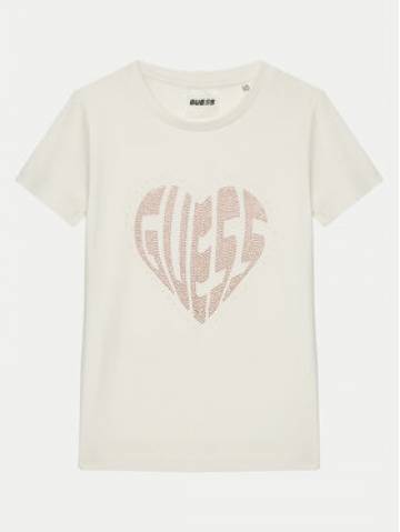 Guess Футболка J5RI46 J1314 Écru Regular Fit Guess Футболка J5RI46 J1314 Écru Regular Fit