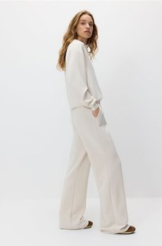 Reserved - Штани long leg - бежевий - 621GA-08X