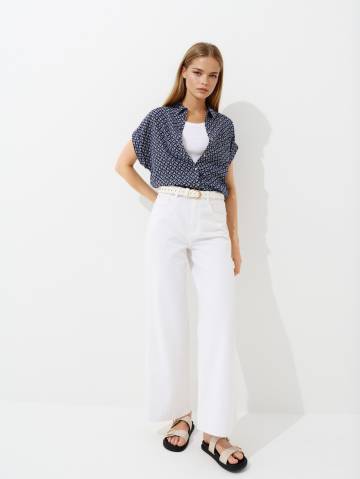 Mohito - Сорочка з високим вмістом віскози - сталевий синій - 34