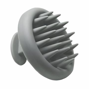 Щетка-шабер для кожи головы Cosmo Shop круглая, серая, 8*6.3*1.5 см, 1 шт (CS04S)