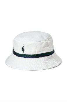 Детская хлопковая шляпа Polo Ralph Lauren Wimbledon Collection