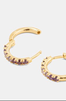 Позолоченные серебряные серьги Tous