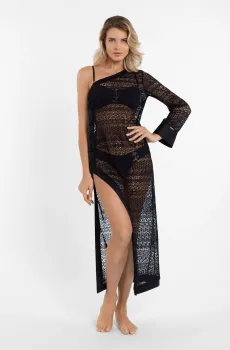 Женская черная туника Черный L MARC&ANDRE CU24-10