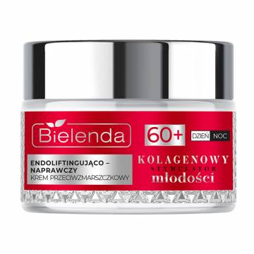 Эндолифтинговый и восстанавливающий крем для лица Bielenda Collagen Youth Stimulator Cream 60+ против морщин, 50 мл Эндолифтинговый и восстанавливающий крем для лица Bielenda Collagen Youth Stimulator Cream 60+ против морщин, 50 мл