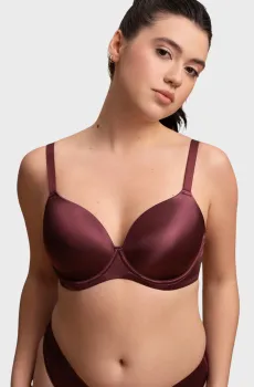 Женский бордовый бюстгальтер Memory foam Бордовый 70D brabrabra SLZ24201348