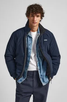 Мужская двусторонняя шерстяная куртка BANKS Серый XL Pepe Jeans PM402829