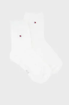 Женские белые носки (2 пары) SHORT LUREX Белый 35-38 Tommy Hilfiger 701238774