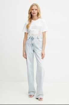 Хлопковая футболка Elisabetta Franchi