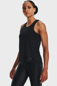 Женская черная майка UA ISO-CHILL LASER TANK Черный XS Under Armour 1376811-001