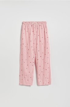 Reserved - Штани в смужку - пастельний рожевий - 159HN-03X