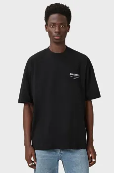 Мужская черная футболка UNDERGROUND Черный M AllSaints M071PB