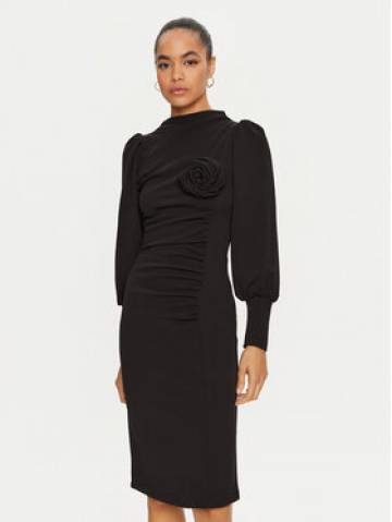 Haveone Коктейльна сукня AFS-M054 Чорний Slim Fit Haveone Коктейльна сукня AFS-M054 Чорний Slim Fit