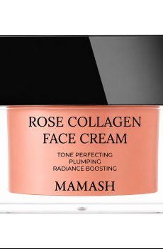 Крем для лица Mamash Rose Collagen Face Cream с дамасской розой и морским коллагеном, 50 мл