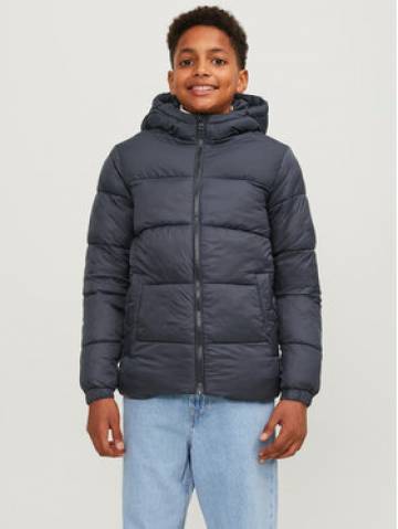 Jack&Jones Junior Пуховик 12236884 Чорний Regular Fit Jack&Jones Junior Пуховик 12236884 Чорний Regular Fit