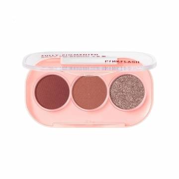Палетка теней для век Pinkflash 3 Pan Eyeshadow, RD01, 3 г Палетка теней для век Pinkflash 3 Pan Eyeshadow, RD01, 3 г