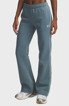 Женские бирюзовые спортивные брюки UA Rival Flc Piped Pant Бирюзовый M Under Armour 6003711-587