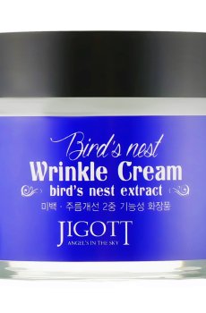 Антивозрастной крем для лица Jigott Birds Nest Wrinkle Cream с экстрактом ласточкиного гнезда, 70 мл