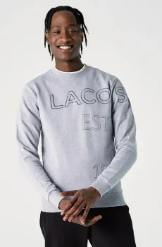 Мужская серая толстовка Серый XS Lacoste SH022222G