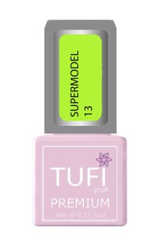 Уценка! Гель-лак для ногтей Tufi profi Premium Supermodel 13 Кендалл неоновый, 8 мл