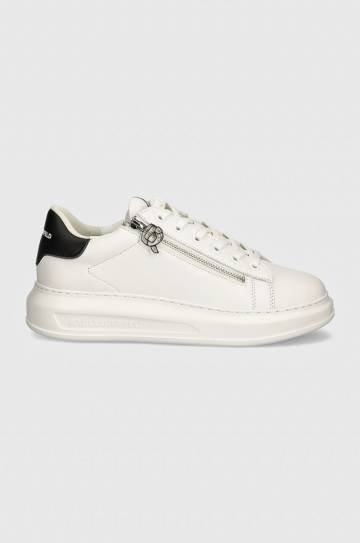 Кожаные кроссовки Karl Lagerfeld KAPRI MENS цвет белый KL52564 Кожаные кроссовки Karl Lagerfeld KAPRI MENS цвет белый KL52564