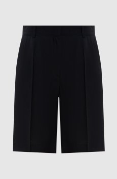 Черные бермуды с шерстью