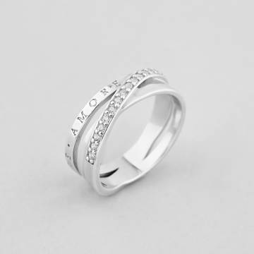 Серебряное кольцо Minimal 11190-16 16 Серебряное кольцо Minimal 11190-16 16
