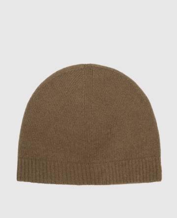 Шапка MALLO цвета хаки из шерсти