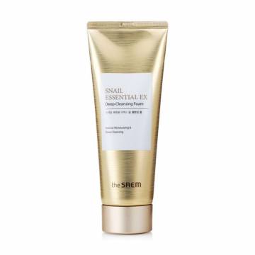 Увлажняющая пенка для умывания The Saem Snail Essential EX Deep Cleansing Foam, 150 мл Увлажняющая пенка для умывания The Saem Snail Essential EX Deep Cleansing Foam, 150 мл