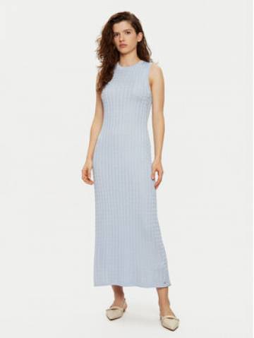 Tommy Hilfiger Трикотажна сукня WW0WW43999 Голубий Slim Fit Tommy Hilfiger Трикотажна сукня WW0WW43999 Голубий Slim Fit
