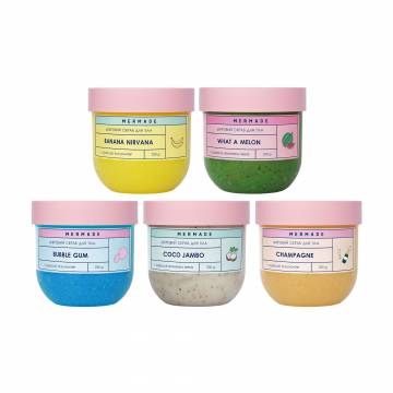 Набор скрабов для тела Mermade Sugar High, 5*250 г Набор скрабов для тела Mermade Sugar High, 5*250 г
