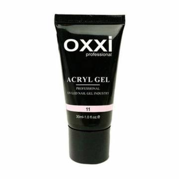 Акрил-гель для ногтей Oxxi Professional Acryl Gel 11 Светло-розовый микроблеск, 30 мл Акрил-гель для ногтей Oxxi Professional Acryl Gel 11 Светло-розовый микроблеск, 30 мл
