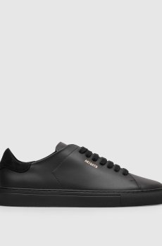 Черные кожаные кроссовки Clean 90