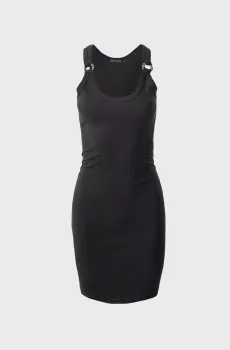 Женское черное платье SL CHRISTINA JEWEL D Черный S Guess W3GK24.KAQL2