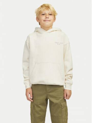 Jack&Jones Junior Світшот Noho Back Graphic 12263292 Écru Relaxed Fit Jack&Jones Junior Світшот Noho Back Graphic 12263292 Écru Relaxed Fit